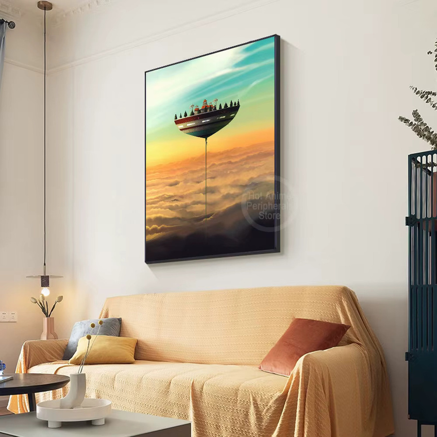 Dragon Ball Z Wandbild Bandai Leinwand Landschaft Kunstdekor für dein Wohnzimmer - Bild 1