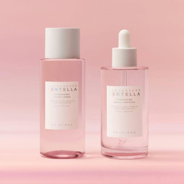 SKIN1004 Madagascar Centella Poremizing Toner & Fresh Ampoule Set, 310 ml - Bild 1