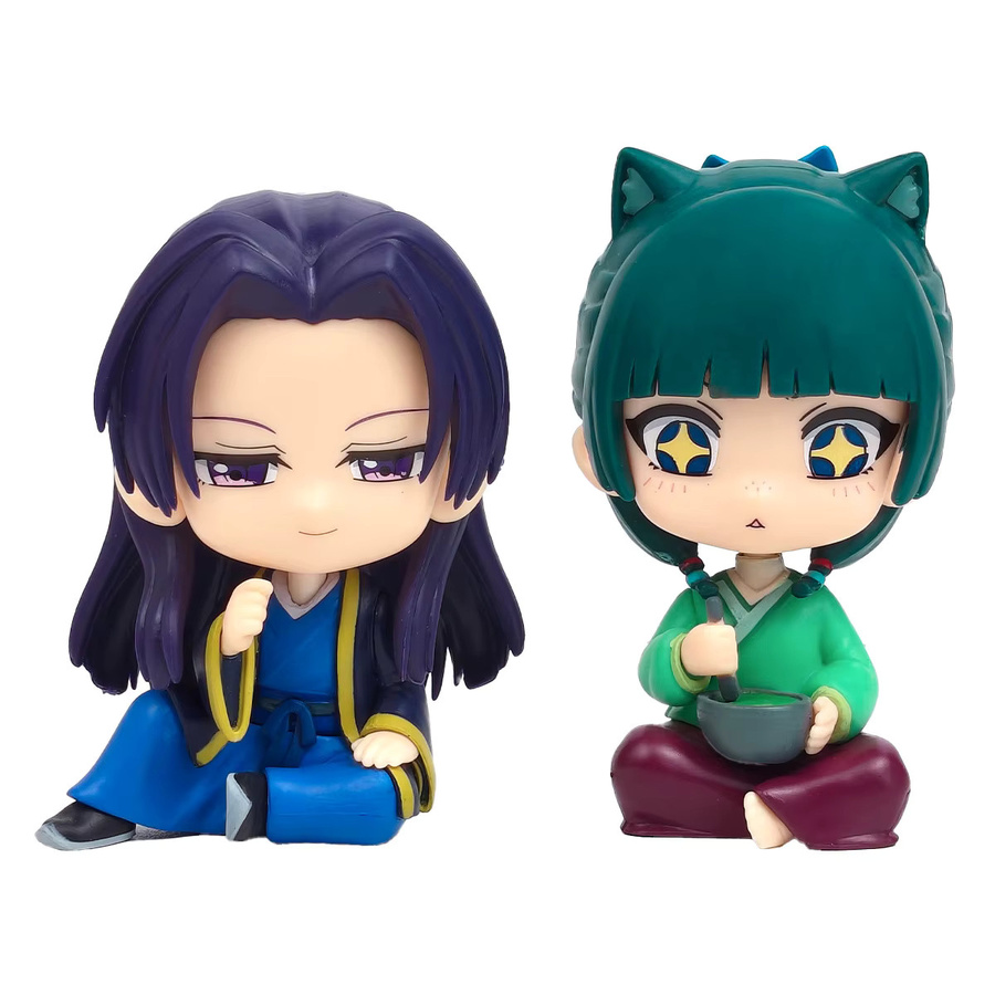 Bandai Apothecary Diaries Q-Version Maomao Jinshi Kawaii sitzende Mini-Figur, Einzelfigur - Bild 6