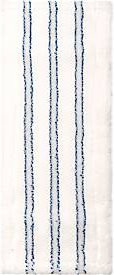 Sprintus Premium Wischmopp Bezug aus Mikrofaser und Borste mit Laschen, 5 Stück, weiß/blau, Breite: 40 cm - Bild 1
