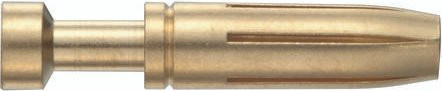 HARTING Crimpkontakt 09332006215 aus Messing mit Goldbeschichtung - Bild 1
