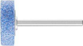 PFERD TOOLS TOUGH Schleifstift Zylinder CO60 für schwer zerspanbare Werkstoffe, Durchmesser: 20 mm, Länge: 6 mm, Schaft-Durchmesser: 3 mm, Blau - Bild 1