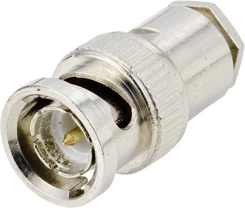 TRU COMPONENTS TC-9920748 BNC-Steckverbinder Stecker gerade 75 Ohm silber - Bild 1