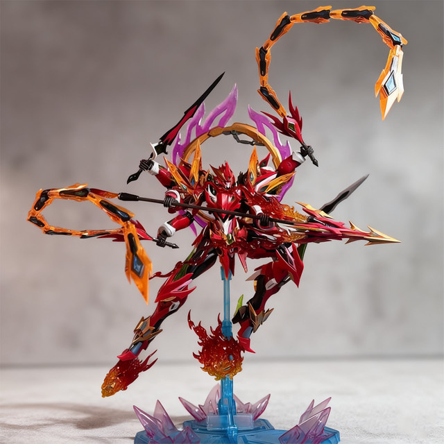 MOTOR NUCLEAR Ne Zha Sechs bewaffnete Lotusbasis, Mecha Modellbausatz, Legierungsrahmen, Actionfigur - Bild 1