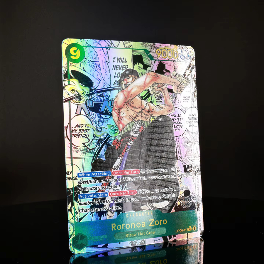 Bandai One Piece Zoro Manga-Karte, Grün, Englisch - Bild 2