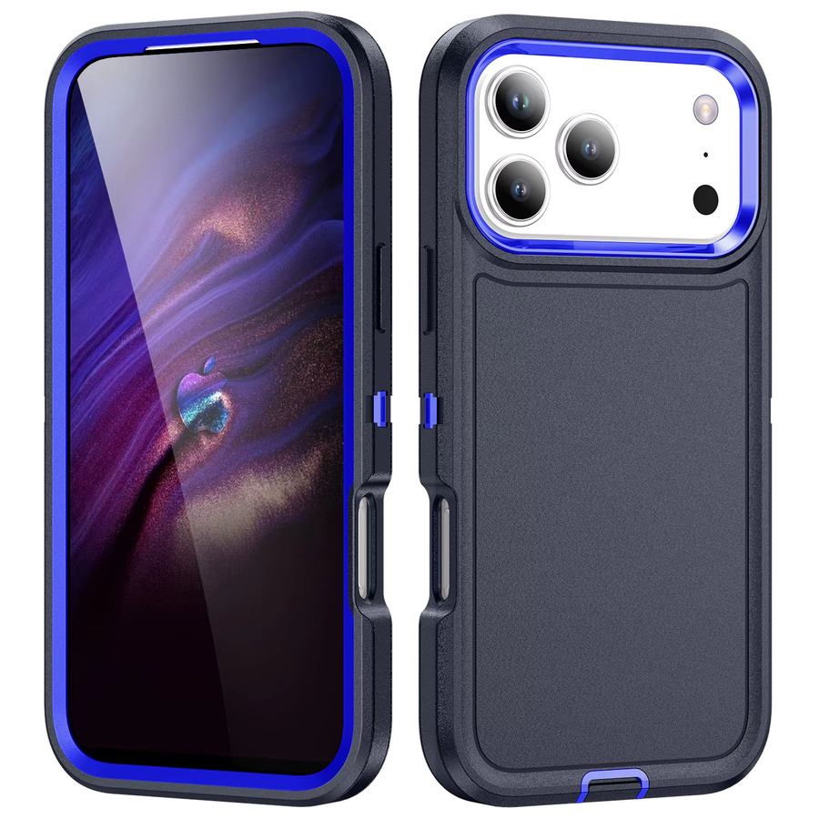 3-in-1 Panzerhülle in Militärqualität für Apple iPhone 13 bis iPhone 18 Pro Max, Sturzsichere Schutzhülle aus TPU und PC, Ott-Box - Bild 1
