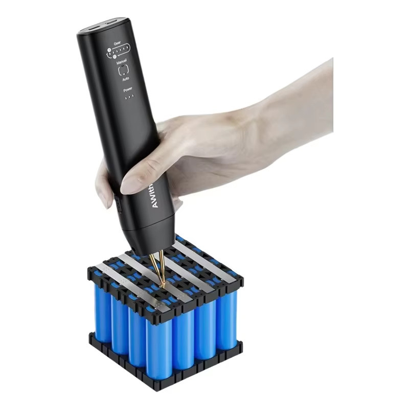AWithZ H1 11-Gang Präzisions-Punktschweißgerät in Schwarz für 18650/21700 Lithium-Batterien und Reinnickel - Bild 6