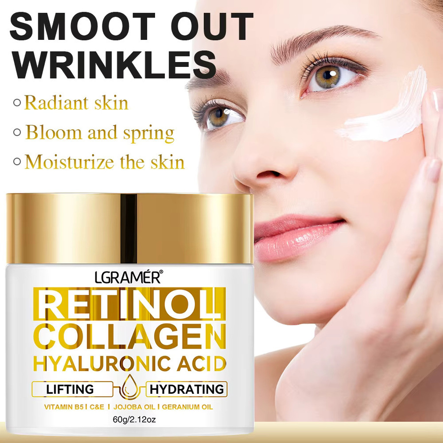 LGRAMER Retinol-Gesichtscreme mit Kollagen und Hyaluronsäure, Unisex - Bild 2