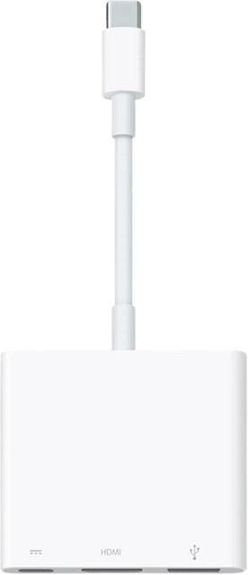 Apple USB-C Digital AV Multiport Adapter in Weiß mit HDMI und USB-C Anschluss - Bild 1