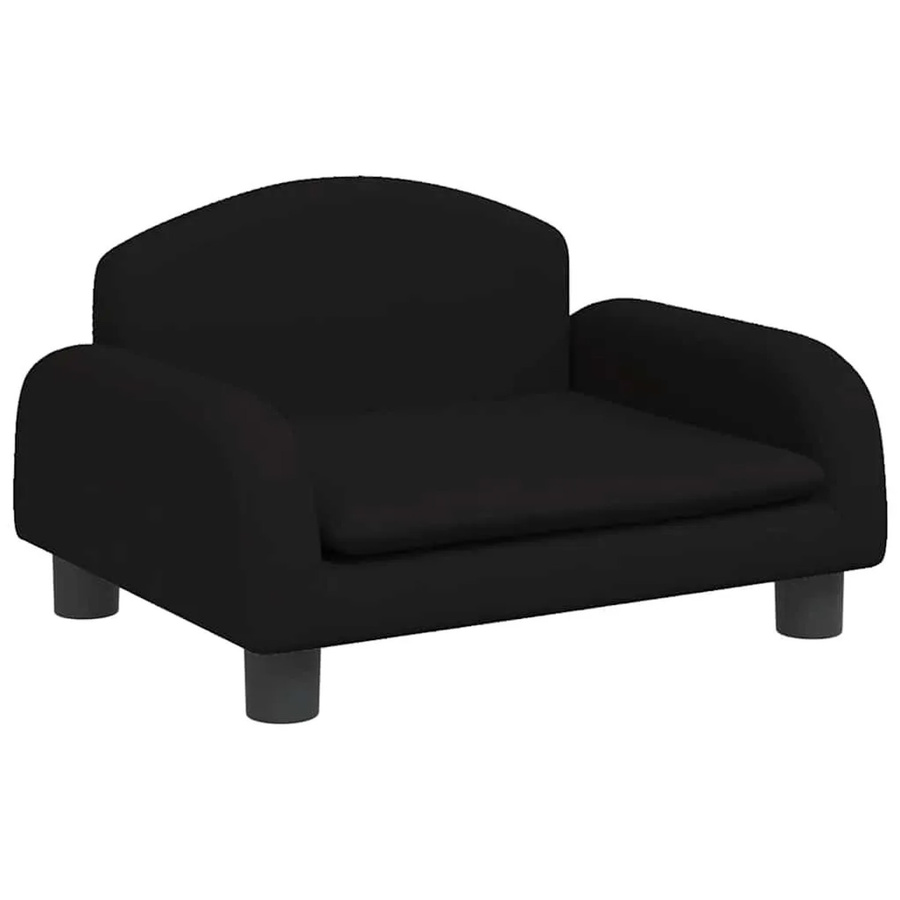 vidaXL Hundebett in Schwarz aus Stoff, B/T/H: 50 x 40 x 30 cm - Bild 2