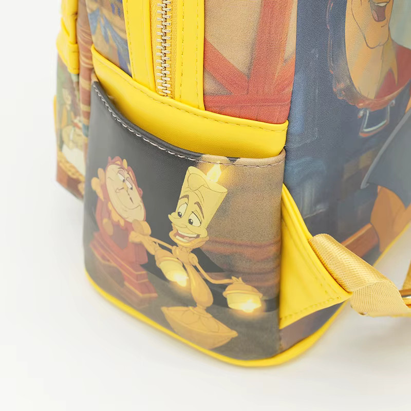 Disney Die Schöne und das Biest Prinzessinnen-Serie Cosplay Mini-Rucksack, Schultertasche, Geldbörse - Bild 3