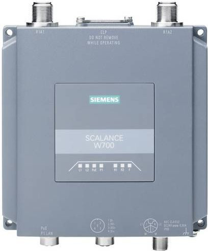 Siemens Industrial Ethernet Switch 6GK5766-1GE00-3DC0 mit 1 Gbit/s Ethernet/LAN in Grau - Bild 1