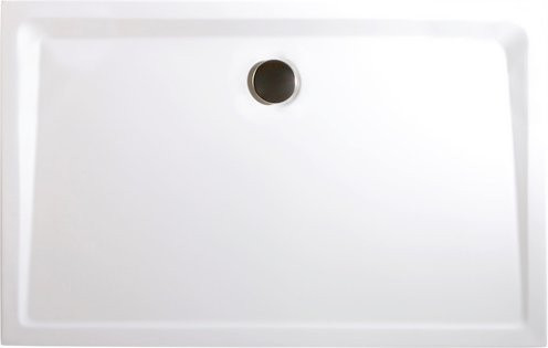 Schulte Duschwanne ExpressPlus, rechteckig, Farbe: Weiß, B/T: 80 x 100 cm - Bild 1