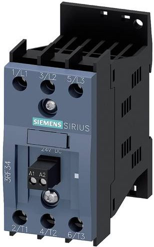 Siemens Halbleiterschütz 3RF3405-1BB04 Sofortschaltend 2 Schließer 5.2A Grau - Bild 1