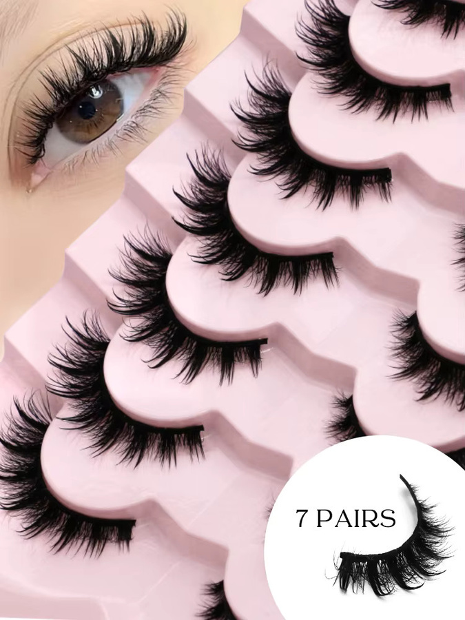 Lasvirey Künstliche Wimpern, 5D Manga, Natürlich, Unisex - Bild 6