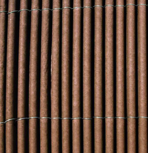 Weiden Sichtschutzmatte Komposit in Dunkelbraun, B: 200 cm, H: 300 cm - Bild 1
