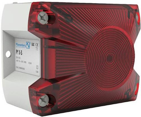 Pfannenberg Signalleuchte LED PY L-S Rot Blitzlicht Dauerlicht Blinklicht 230 V/AC - Bild 1