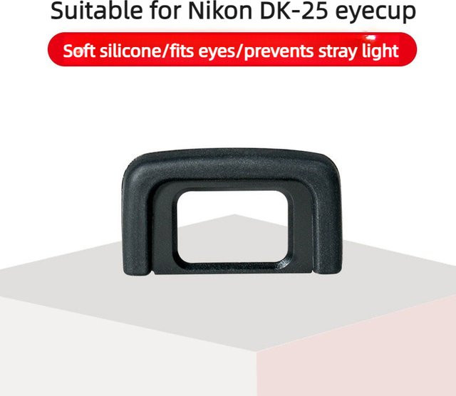 Nikon DK-25 Okular-Augenmuschel in Schwarz für D3400 D3500 D3200 D5100 D5200 D5300 D5500 D5600 D5000 D3300 D3100 D3000 - Bild 1