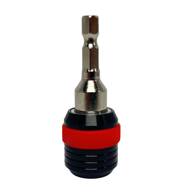 VIBRATITE Bit-Halter aus Kohlenstoffstahl mit 60 mm Sechskantschaft und Schnellkupplung, 1/4 Zoll Bohrfutter-Adapter für elektrische Schraubendreher - Bild 1