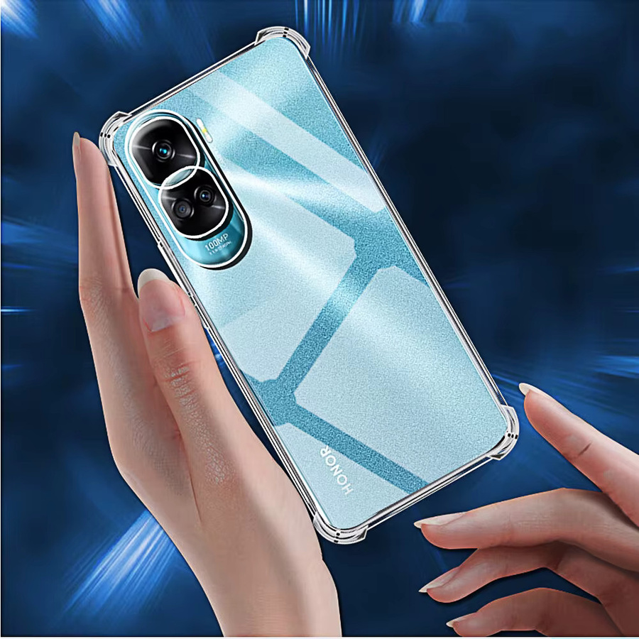 Stoßfeste Silikon Handyhülle aus transparentem TPU für Huawei Honor 90, 90 Lite, 80 Pro und 70 Lite - Bild 5