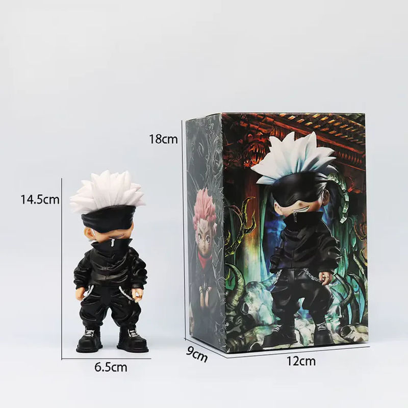 Bandai Jujutsu Kaisen Anime Figur Satoru Gojo Actionfigur aus Kunststoff in Schwarz - Bild 3