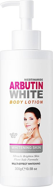 Nijuichi Arbutin Whitening Körperlotion, 300 g, mit Niacinamid - Bild 1