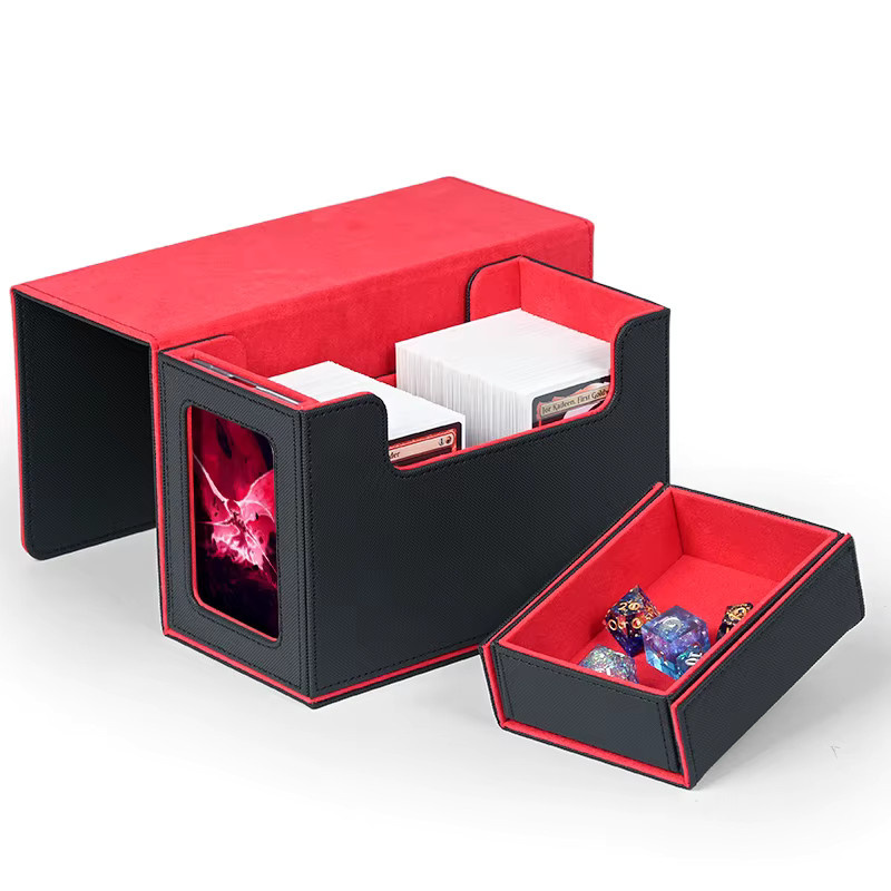 Marsguard Kartendeckbox mit Sichtfenster, Deckbox mit Würfelablage - Bild 2