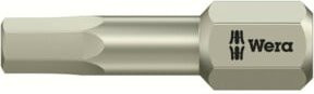 Wera 3840/1 TS 6KT-Bits aus Edelstahl in Silber, Schlüsselweite 5/32 Zoll, Länge 25 mm - Bild 1