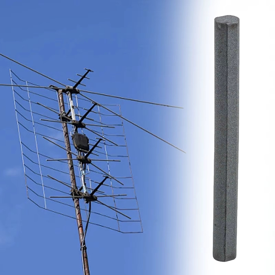 DAZZLEEX Anti-Interferenz-Ferritstab Pufferstab in Schwarz, Durchmesser: 10 mm, Länge: 100 mm für Kristall-Radioantennen - Bild 2