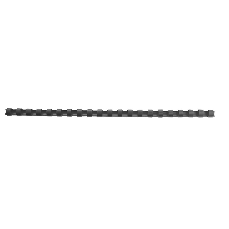 GBC CombBind Plastikbinderücken Schwarz, Durchmesser: 12 mm, 100 Stück - Bild 1
