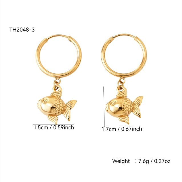 Lucky Star Jewelry Anhänger, Edelstahl, 18K Vergoldet, Zirkonia, Damen - Bild 1