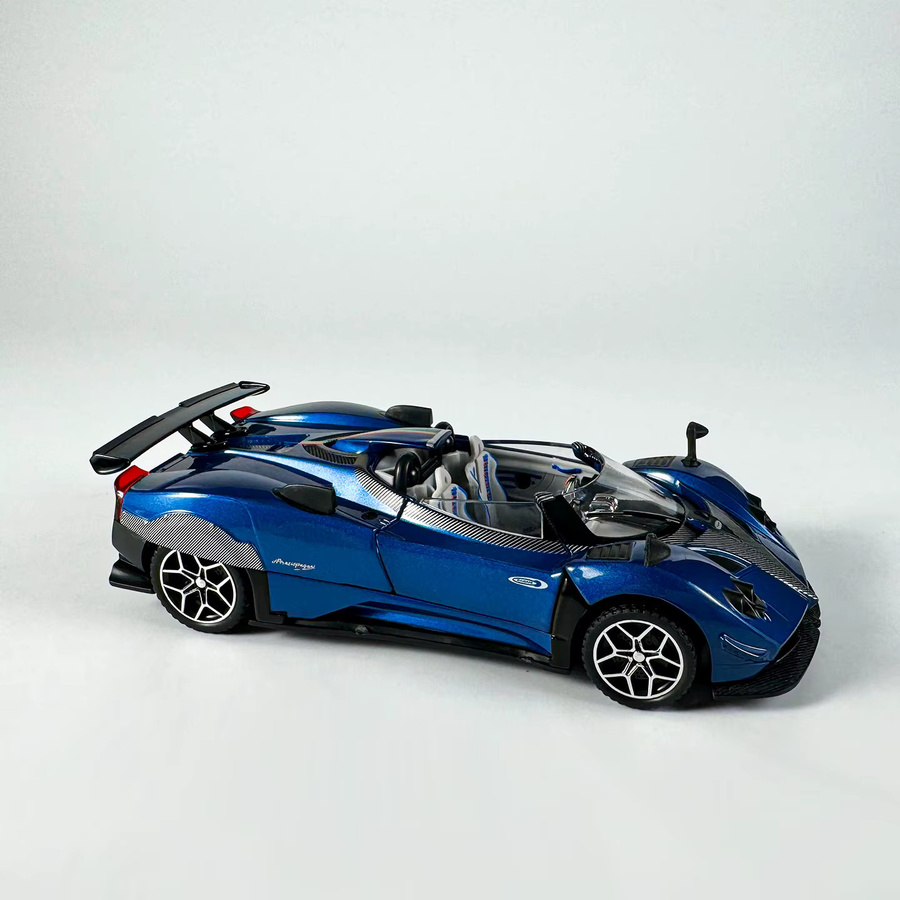 Zongta HP Legierungsmodell-Sportwagen, 1:32, Metall, Weiß, Blau - Bild 1