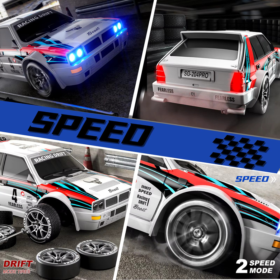 ZNLYRION RC Auto, 1:24 Maßstab, ferngesteuert, mit Lichtern - Bild 2