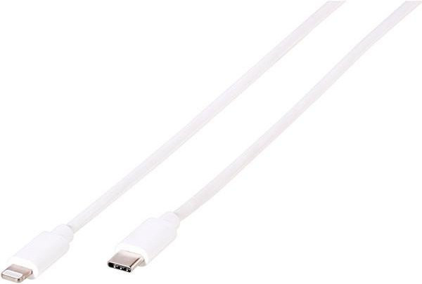Vivanco Lightning auf USB-C Daten- und Ladekabel, weiß, 2,0 m - Bild 1