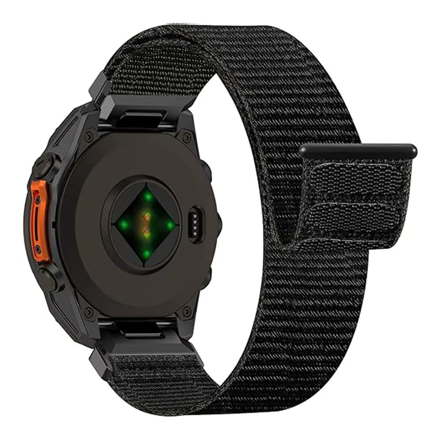 Uhrenarmband Nylon, Schwarz, Unisex, 22 mm, 26 mm - Bild 2