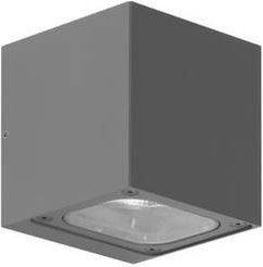 Brumberg LED-Wandleuchte in Grau (Strukturgraphit) aus Aluminium und Glas mit IP54 Schutzart - Bild 1