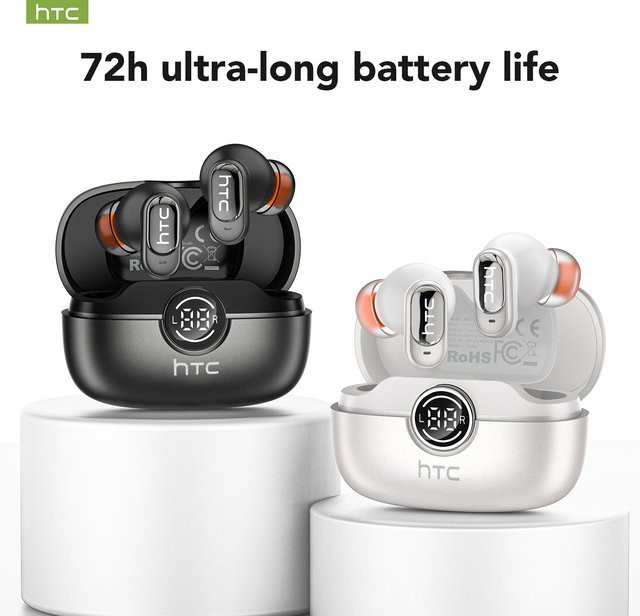 HTC NE79 Smart Translation Bluetooth-In-Ear-Kopfhörer in Schwarz - Bild 1