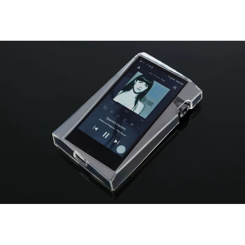 Iriver Crystal TPU Softcover Case für Astell & Kern Sr35 in Transparent mit gehärtetem Glas auf Vorder- und Rückseite - Bild 3