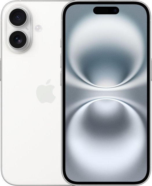 Apple iPhone 16 128GB Weiß mit USB-C und iOS - Bild 1
