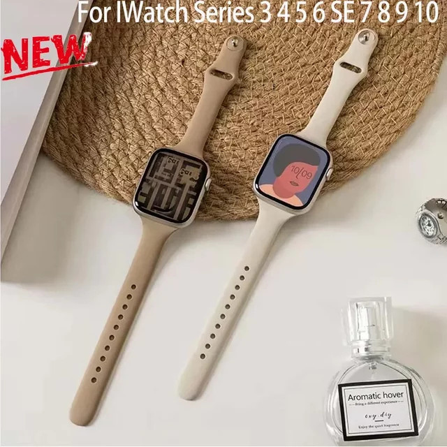 CAOWTAN Uhrenarmband Silikon, Weiß, Unisex - Bild 1