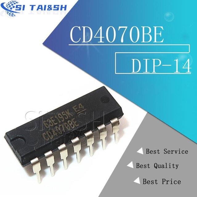 10er Set Si Tai&SH IC Chips in DIP16 und DIP14 Ausführung, Schwarz - Bild 1