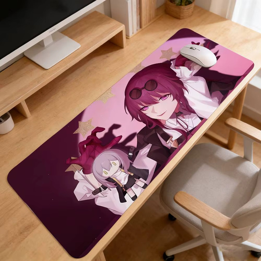 Kafka Honkai Star Rail Gaming Mauspad Sakura Anime Deskmat, Mehrfarbig - Bild 4