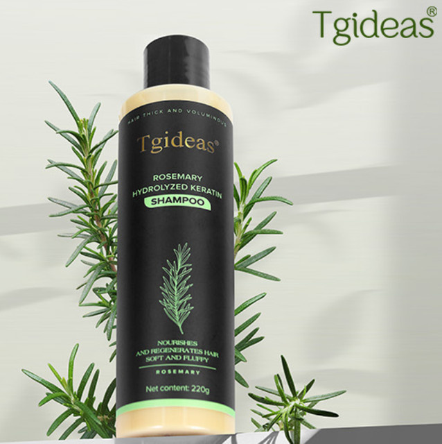 Tgideas Bio-Rosmarin Shampoo, 220 ml, mit Keratin, Unisex - Bild 1