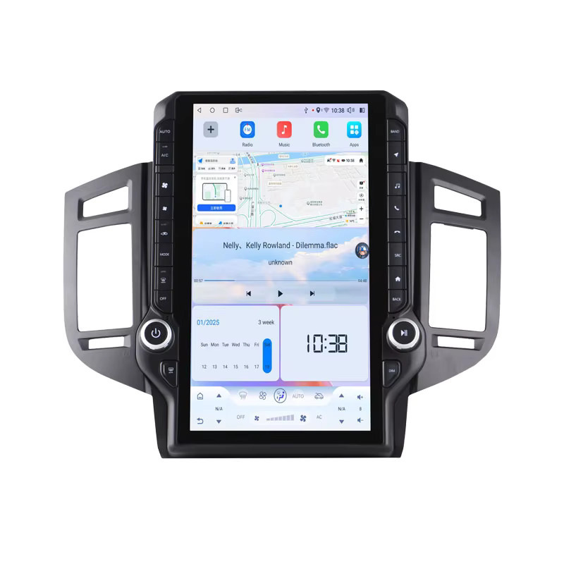Roadonline 14,5 Zoll Autoradio Stereo Multimedia mit GPS Navigation und 4G für Mitsubishi Pajero 4 V80 V90 2007-2020 in Schwarz - Bild 6