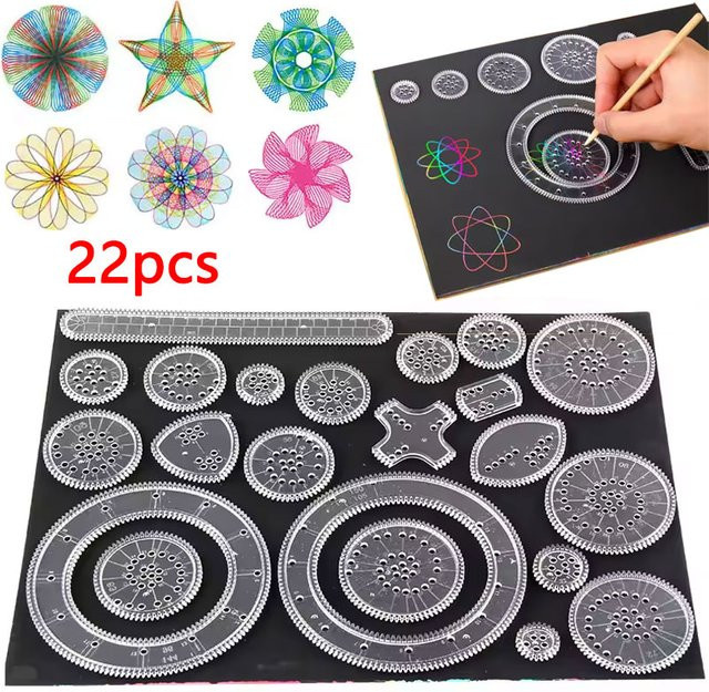 hairun Spirograph Zeichnung Malerei Spielzeug, 22/4Pcs, Zubehör - Bild 1