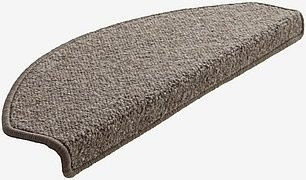 Jotex ALABAMA Stufenteppich aus Wolle im 2er-Pack, modern, grau und beige, halbkreisförmig - Bild 1