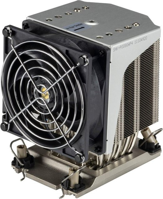 Supermicro SNK-P0080AP4 Active CPU Kühler für LGA4189 Socket P4+, Schwarz/Silber - Bild 1