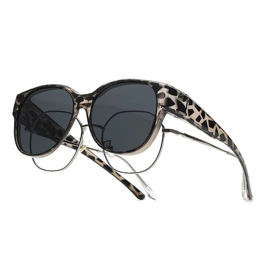 KLASSNUM Sonnenbrille, rund, Vollrand, Kunststoff, Unisex, black - Bild 4