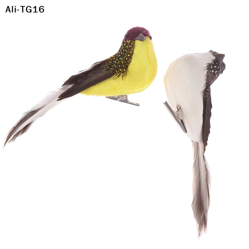 JETTING Miniatur-Vogel Modell aus Federschaum in Blau für Hochzeits- und Gartendekoration - Bild 2
