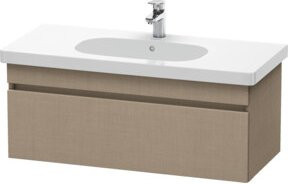 Duravit Waschtischunterschrank DuraStyle in Leuchtend Weiß mit einem Auszug, wandhängend, B/T/H: 100 x 45,3 x 39,8 cm - Bild 1